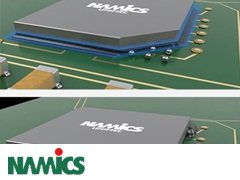 Underfill Namics pour BGA montés sur carte