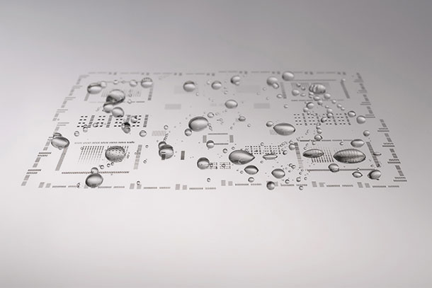 Revêtement des pochoirs NanoClear